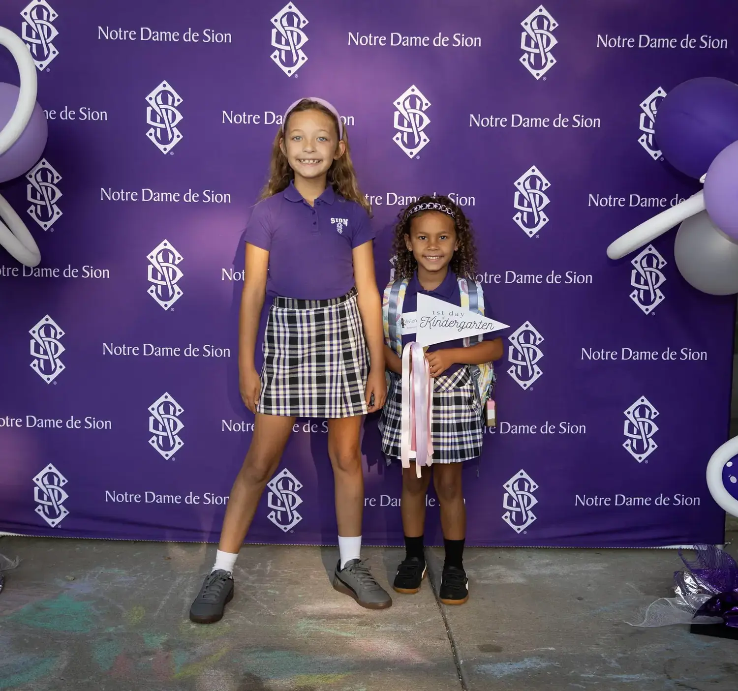 Private school, well-connected community, willing to help each other, sense of belonging, feels like family, inquire about our school, visit Notre Dame de Sion, interested in applying