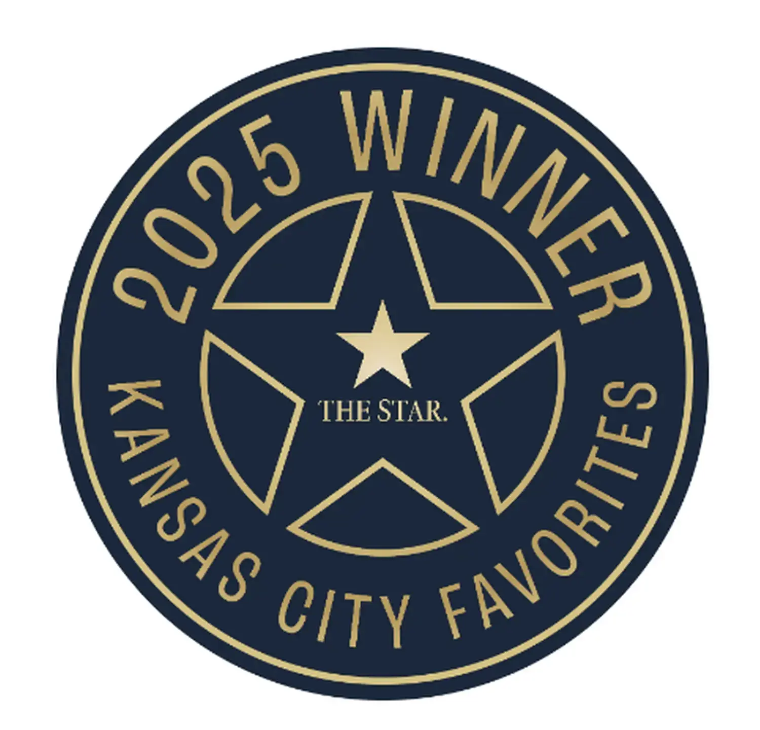 Kansas City Star 2025 award badge.